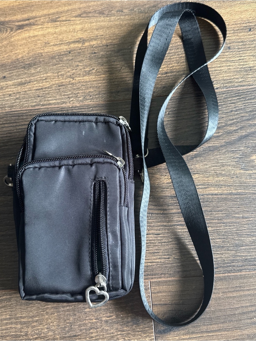 Black Crossbody Phone Pouch Bag - Unbranded